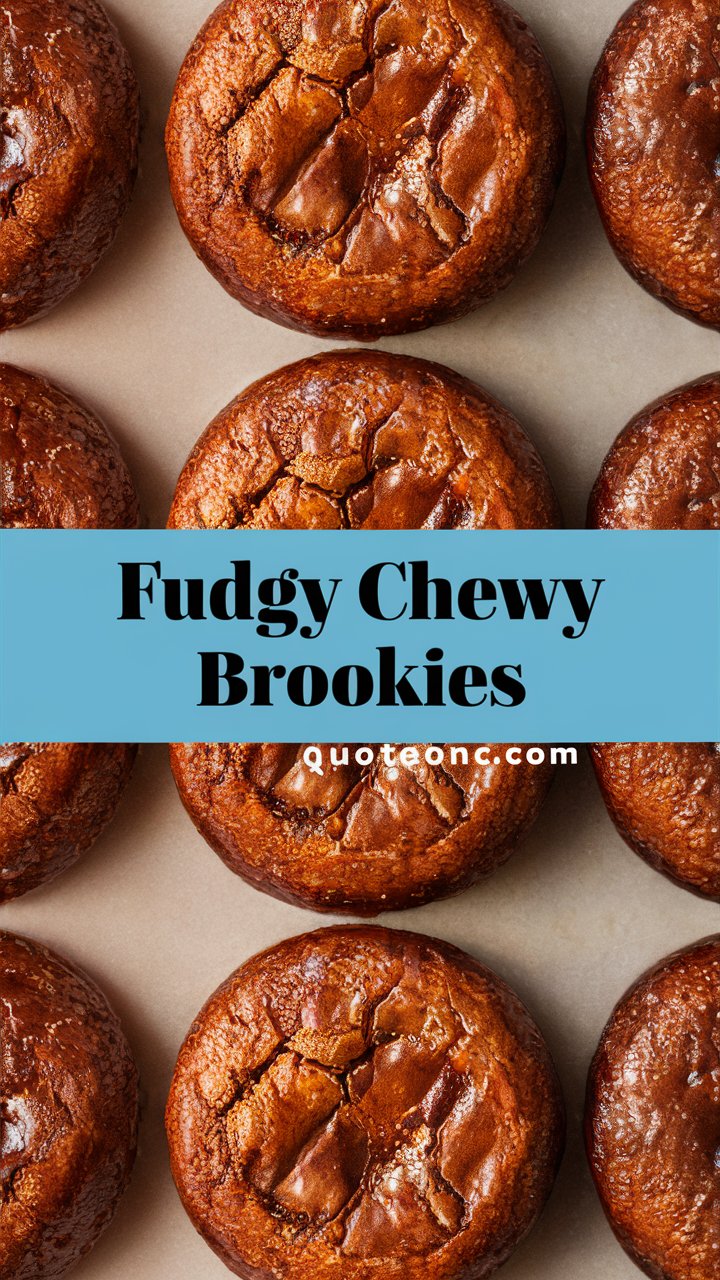 You are currently viewing Fudgy Chewy Brookies: The Ultimate Brownie-Cookie Fusion You’ll Fall in Love With 2025