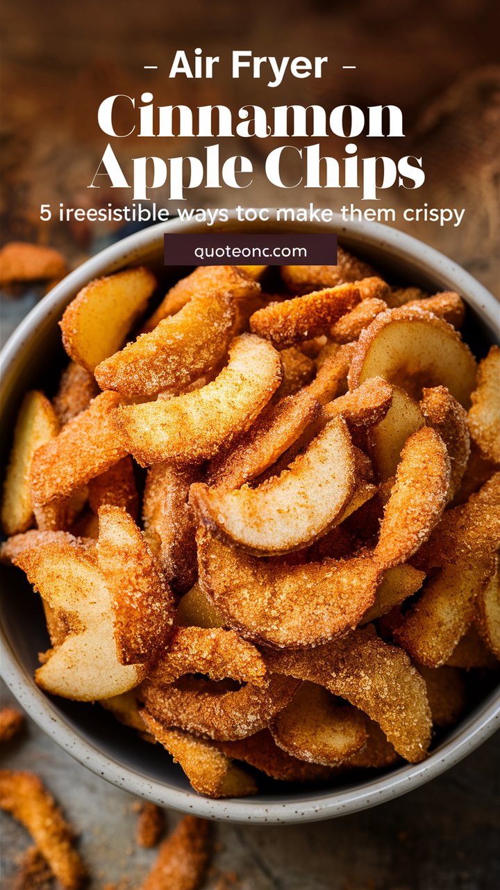 You are currently viewing Air Fryer Cinnamon Apple Chips: The Ultimate Healthy Snack You’ll Crave Every Day 2025