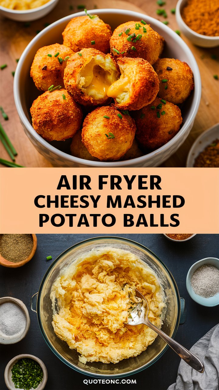 You are currently viewing Air Fryer Mashed Potato Balls Recipe – Crispy, Creamy & Irresistible! 2025