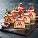 Strawberry Shortcake Sushi