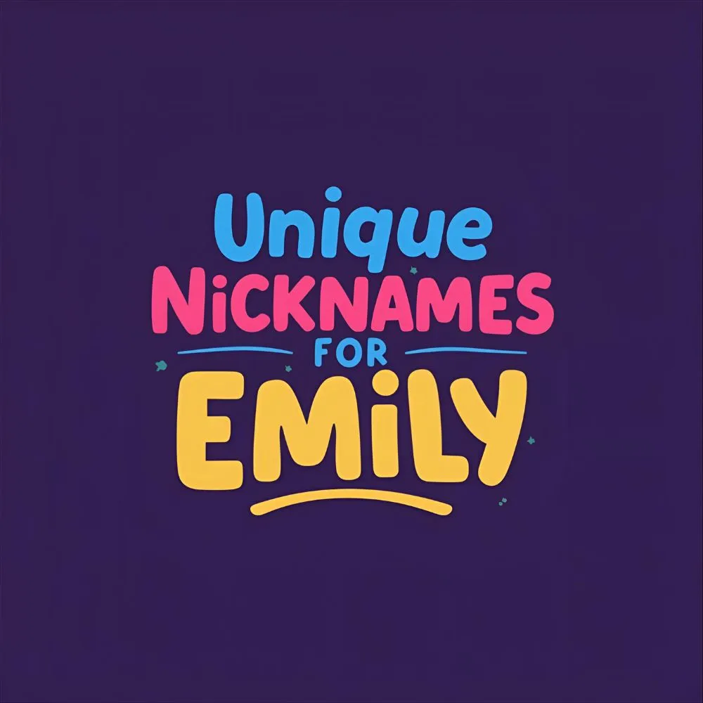 Unique Nicknames for Emily