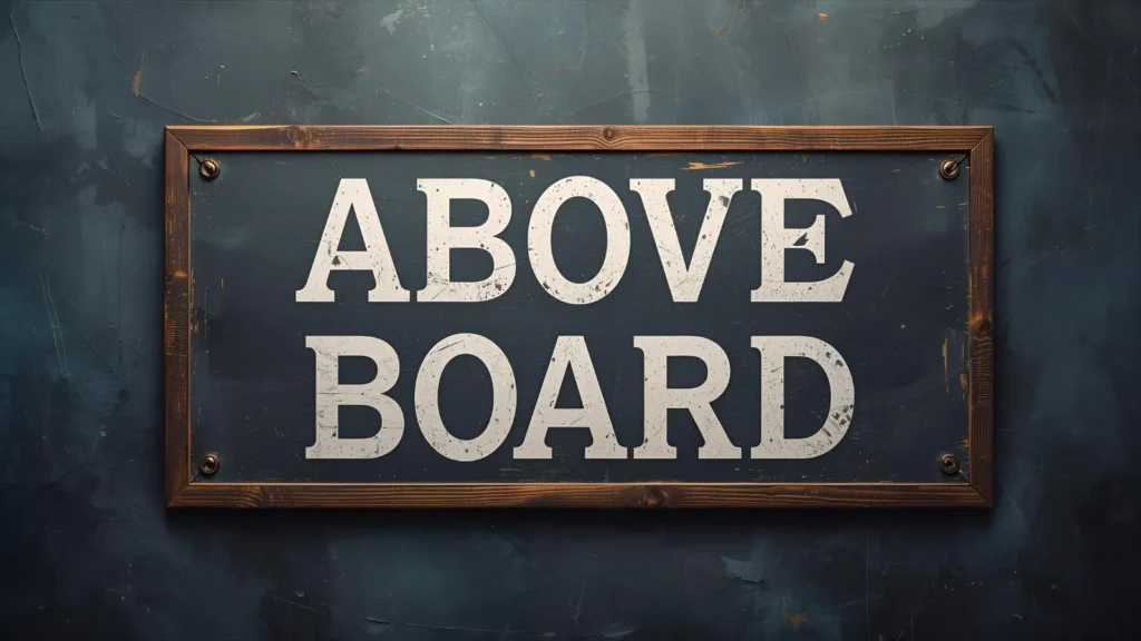 above-board
