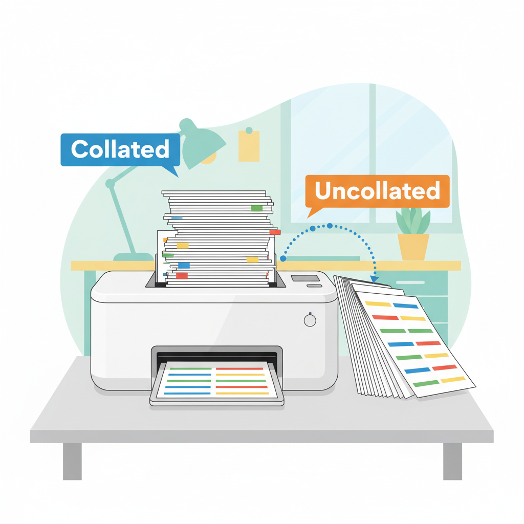 Collated Mean When Printing