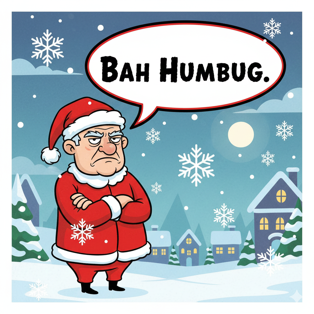 Bah Humbug” Mean