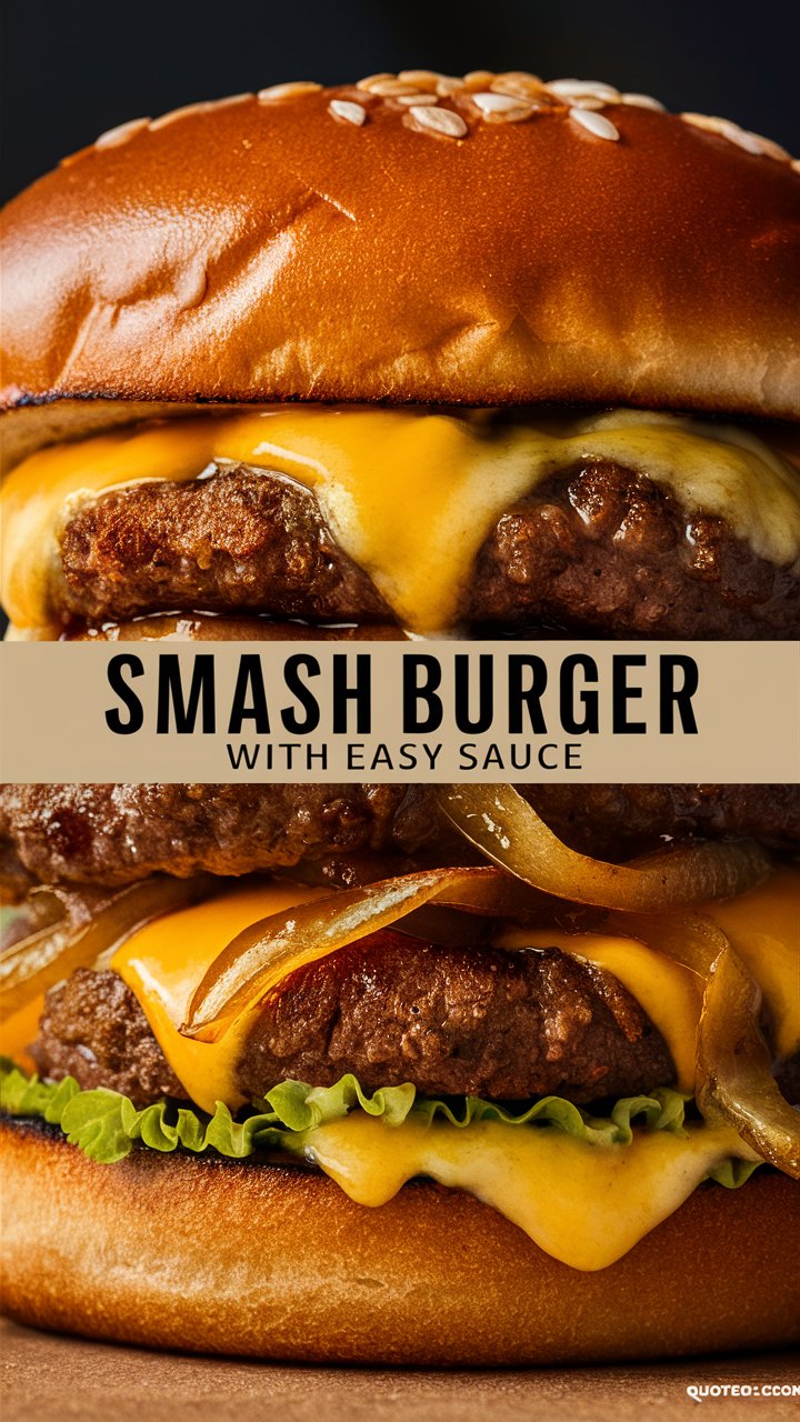 Read more about the article Smash Burgers with House Sauce: The Juiciest, Crispiest Burger You’ll Ever Make! 2025
