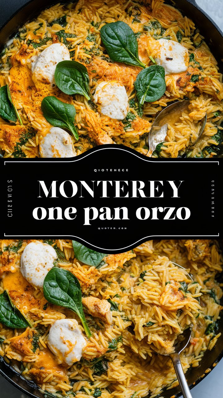 Read more about the article Monterey Chicken Orzo – A Creamy, Flavor-Packed Weeknight Dinner You’ll Make Again and Again 2025