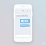 what does idm mean in text