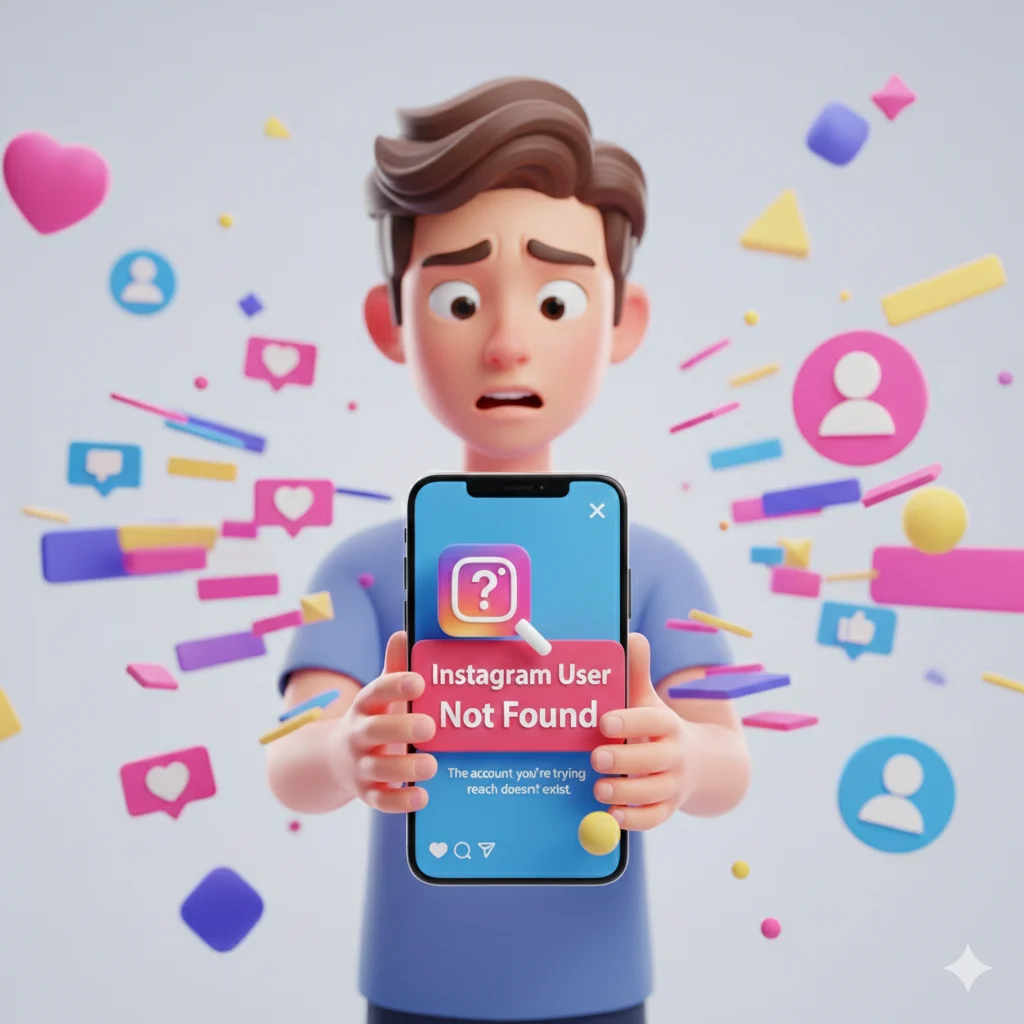 User Not Found" Mean on Instagram